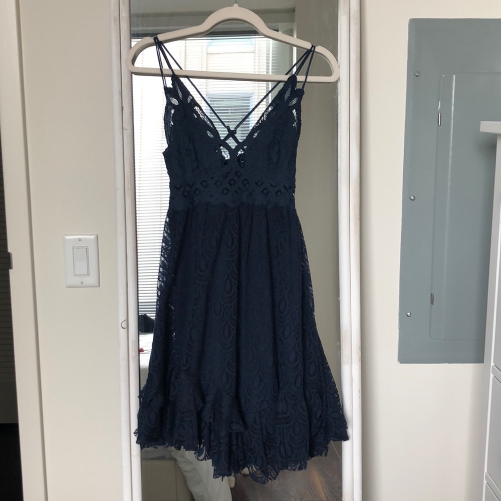 Free People Adella Lace Dress